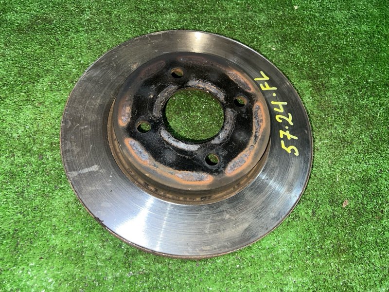 Диск тормозной Nissan AD VZNY12 HR16DE 2012 передний левый (б/у)