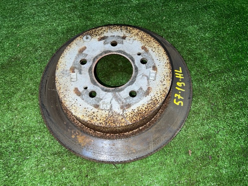 Диск тормозной Mitsubishi Grandis NA4W 4G69 2008 задний левый (б/у)