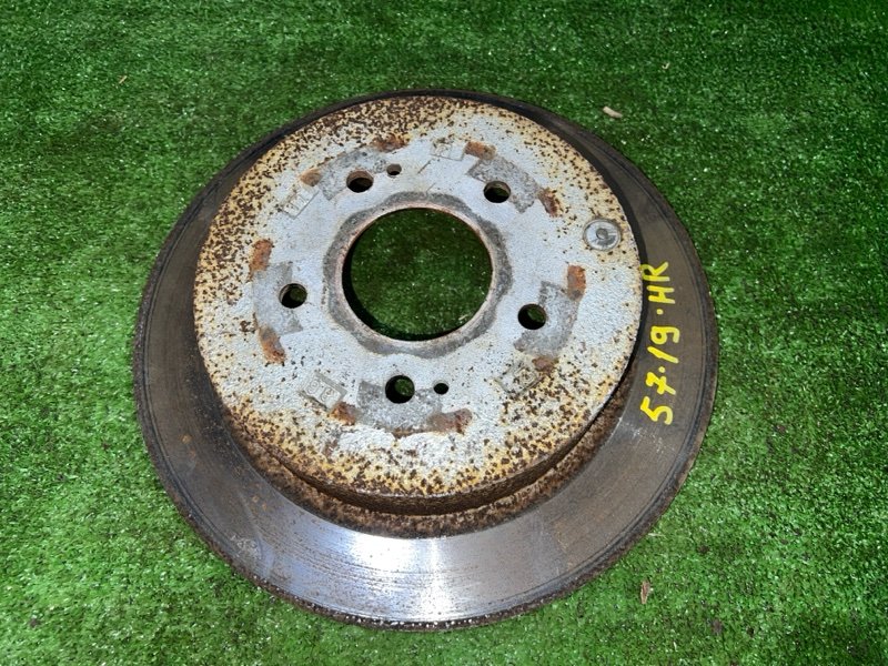 Диск тормозной Mitsubishi Grandis NA4W 4G69 2008 задний правый (б/у)