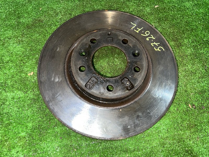 Диск тормозной Mazda MPV LY3P L3-VE 2006 передний левый (б/у)