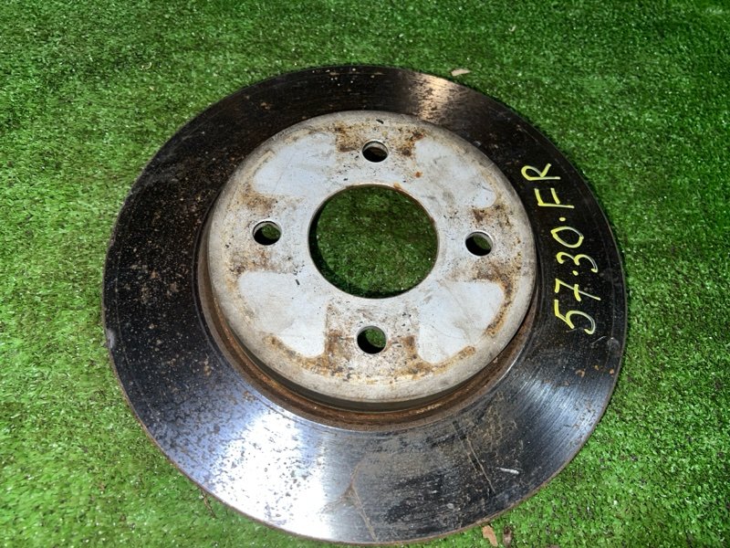 Диск тормозной Nissan Tiida NC11 HR15DE 2007 передний правый (б/у)