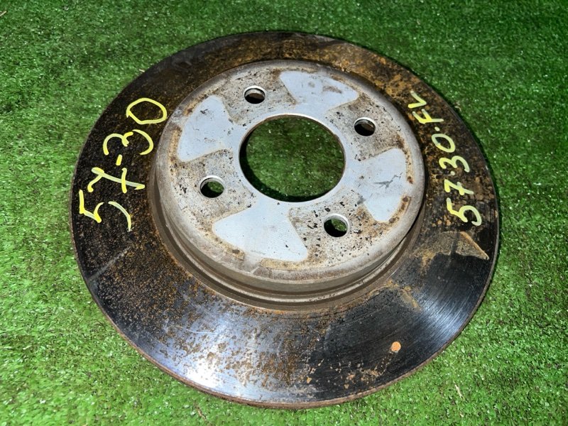 Диск тормозной Nissan Tiida NC11 HR15DE 2007 передний левый (б/у)