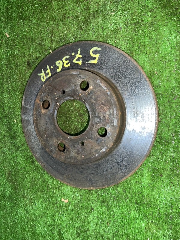 Диск тормозной Toyota Vitz SCP10 1SZ-FE 2004 передний правый (б/у)