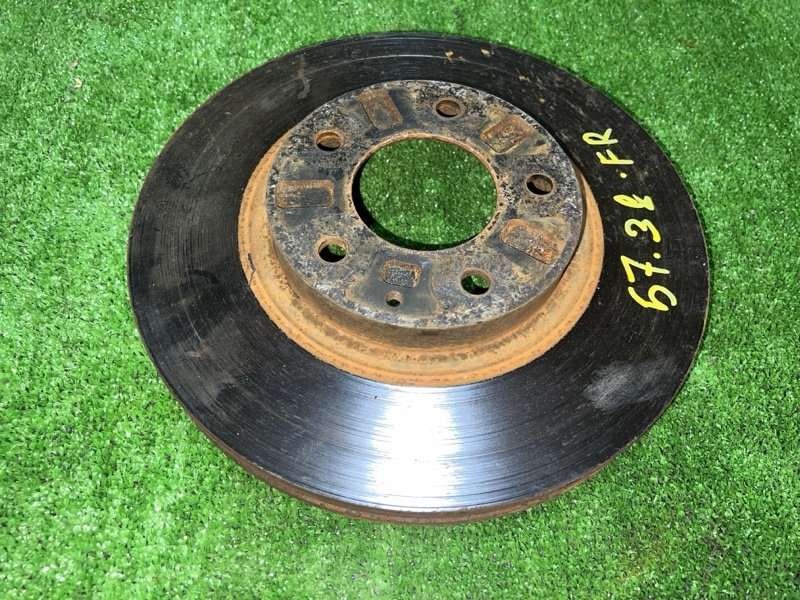 Диск тормозной Mazda MPV LW3W L3-DE 2004 передний правый (б/у)