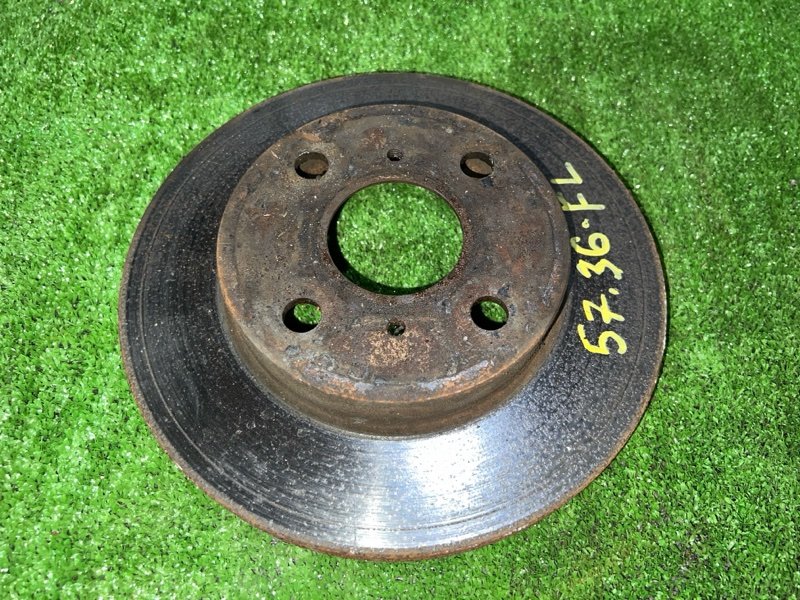 Диск тормозной Toyota Vitz SCP10 1SZ-FE 2004 передний левый (б/у)