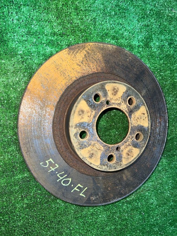 Диск тормозной Subaru Exiga YA5 EJ204 2009 передний левый (б/у)