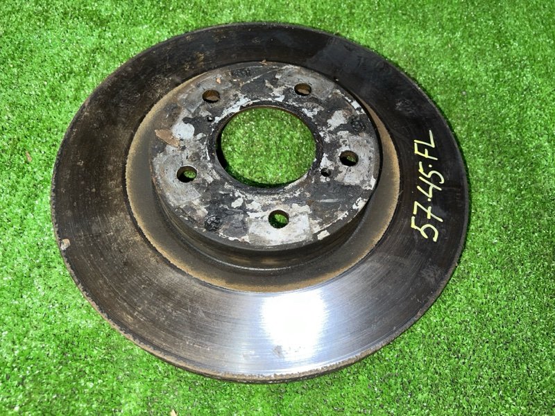 Диск тормозной Mitsubishi Grandis NA4W 4G69 2004 передний левый (б/у)