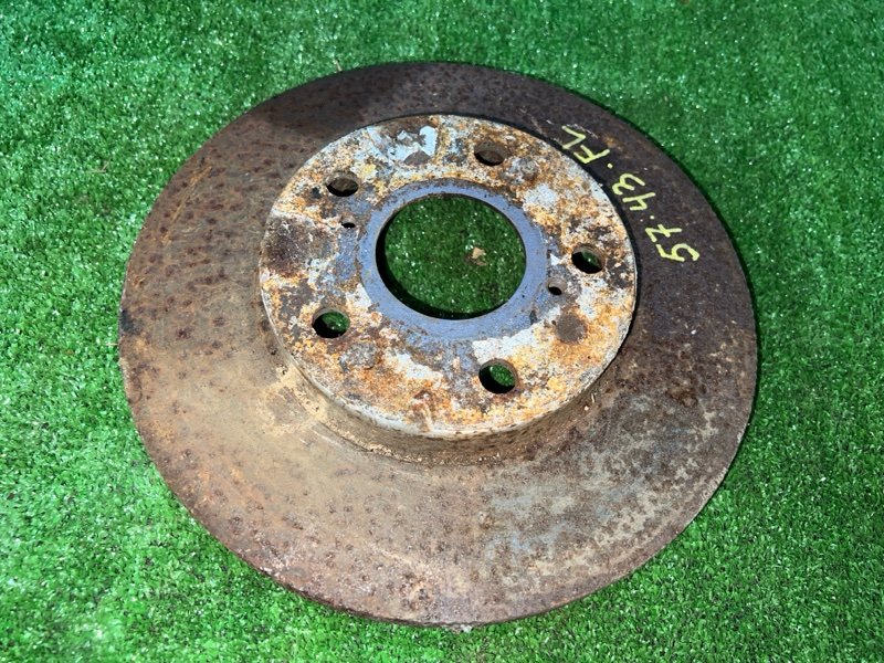 Диск тормозной Toyota MARK II JZX90 1JZ-GE 1994 передний левый (б/у)