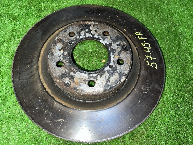 Диск тормозной Mitsubishi Grandis NA4W 4G69 2004 передний правый (б/у)