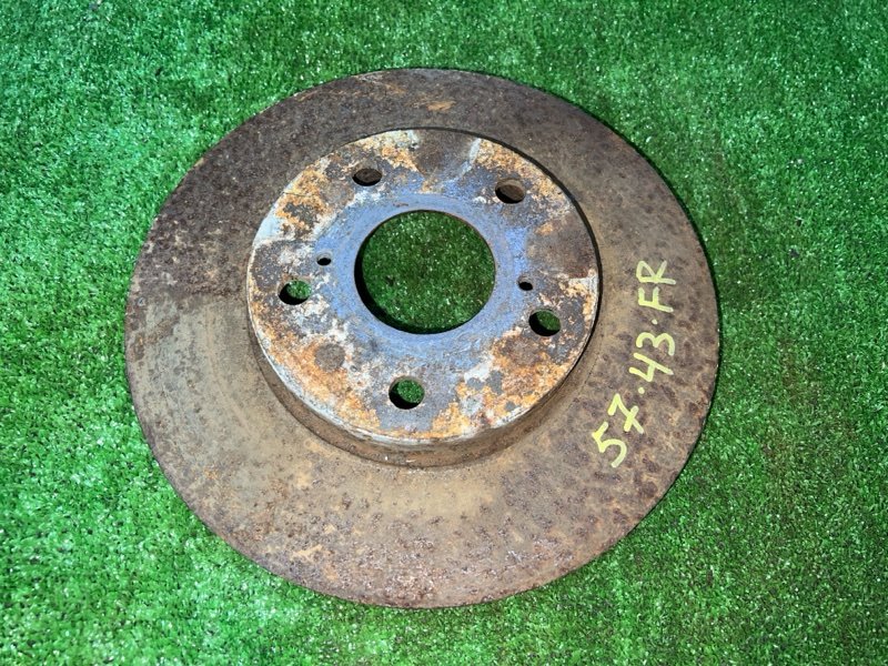 Диск тормозной Toyota MARK II JZX90 1JZ-GE 1994 передний правый (б/у)