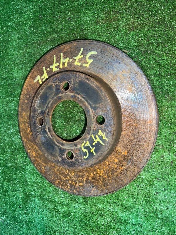 Диск тормозной Nissan March AK12 CR12DE 2008 передний левый (б/у)