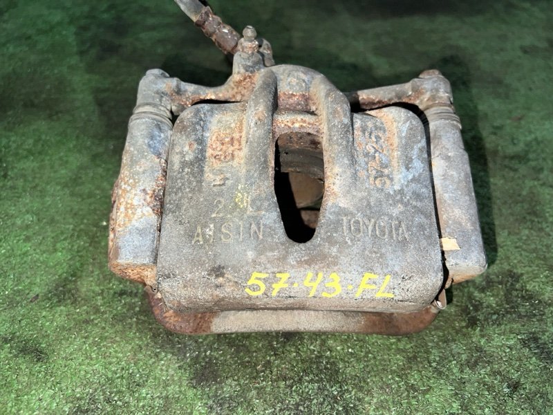 Суппорт Toyota MARK II JZX90 1JZ-GE 1994 передний левый (б/у)