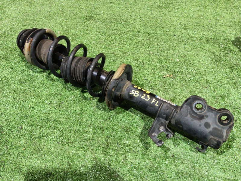 Стойка подвески Nissan NOTE E12 HR12DDR 2013 передняя левая (б/у)