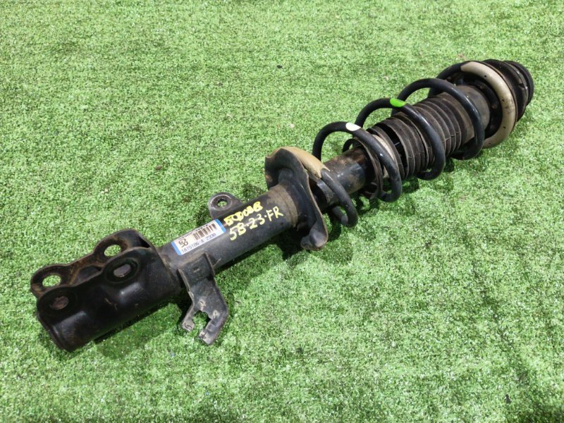 Стойка подвески Nissan NOTE E12 HR12DDR 2013 передняя правая (б/у)