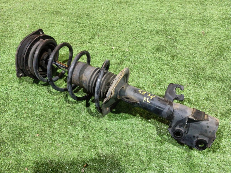 Стойка подвески Nissan March AK12 CR12DE 2006 передняя левая (б/у)