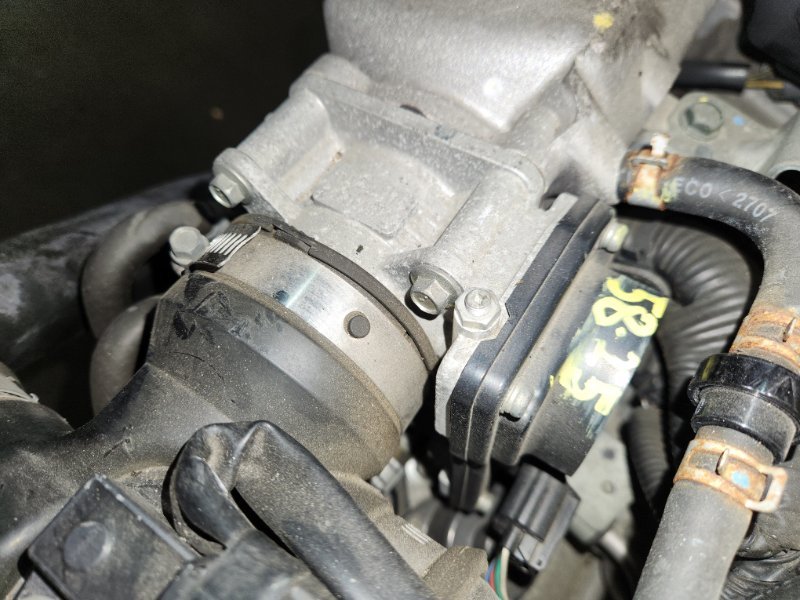Заслонка дроссельная Nissan NOTE E12 HR12DDR 2012 (б/у)