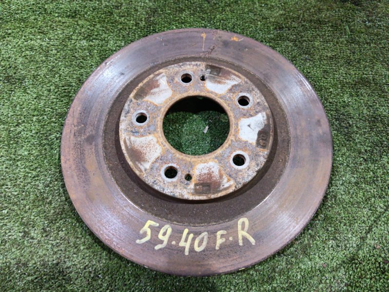 Диск тормозной Mitsubishi Pajero iO H77W 4G94 2002 передний правый (б/у)