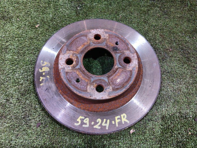 Диск тормозной Toyota Passo KGC10 1KR-FE 2005 передний правый (б/у)