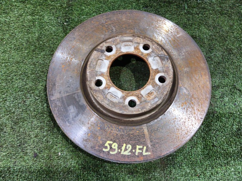Диск тормозной Mazda AXELA BK3P L3-VE 2004 передний левый (б/у)