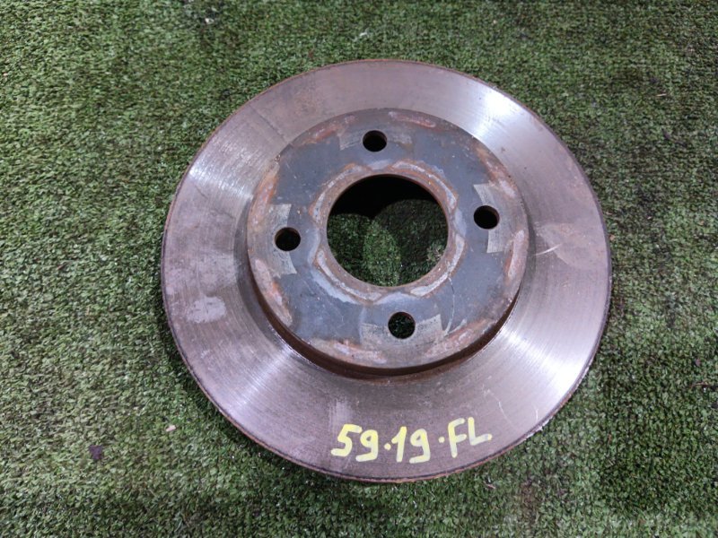 Диск тормозной Nissan March AK12 CR12DE 2003 передний левый (б/у)