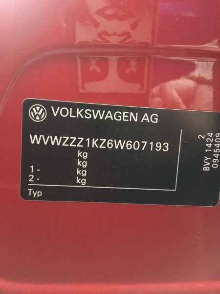 Автомобиль Volkswagen Golf Plus BVY 2006 года в разбор
