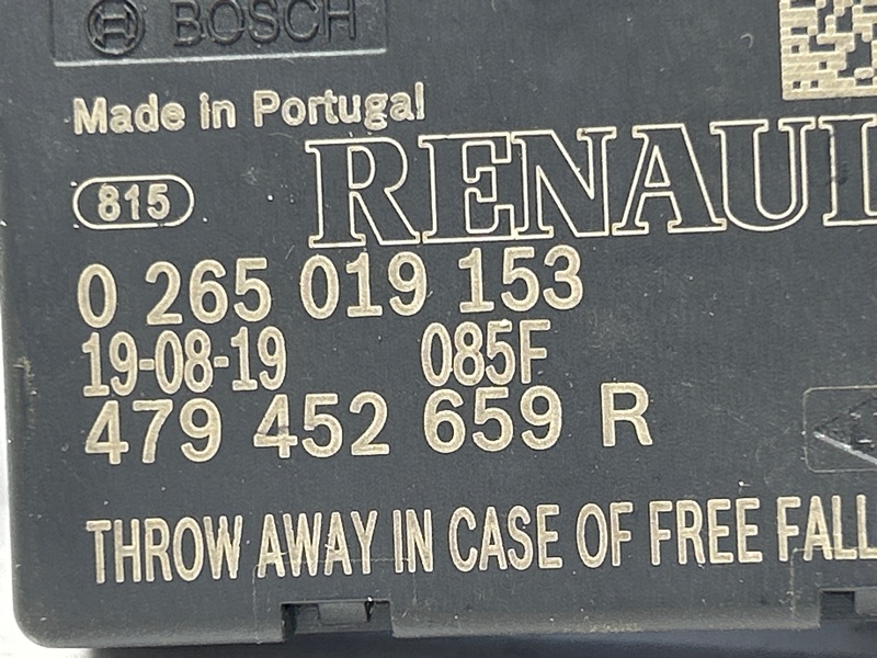 Датчик угла поворота руля Captur 2018