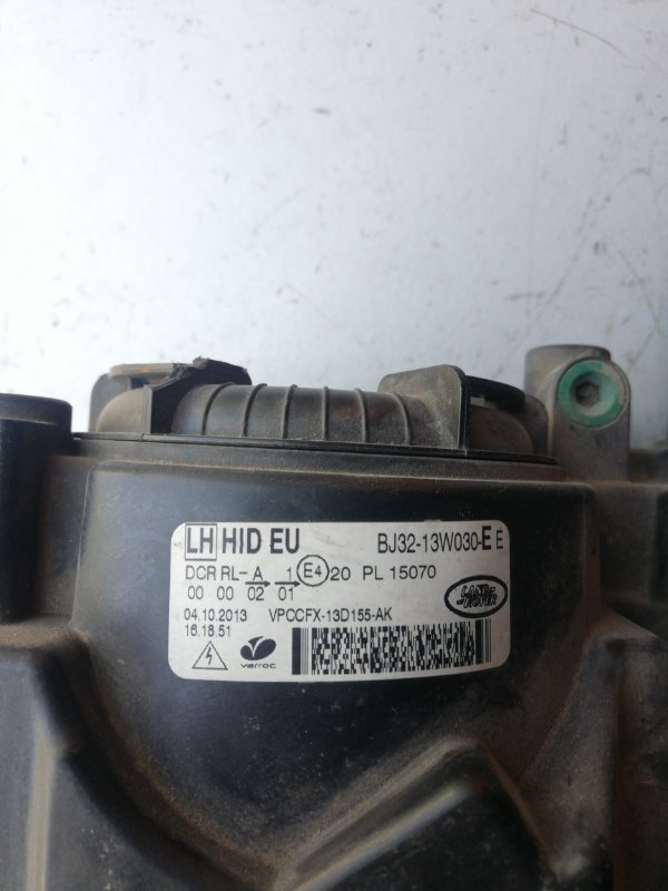 Фара левая Range Rover Evoque 2013 Фара левая Range Rover Evoque 2013