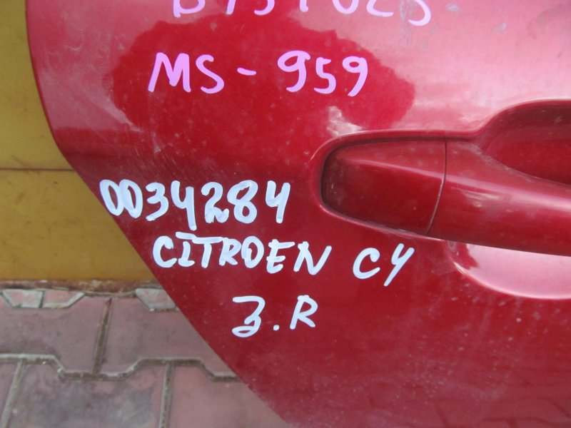 Дверь задняя правая C4 2 2010>