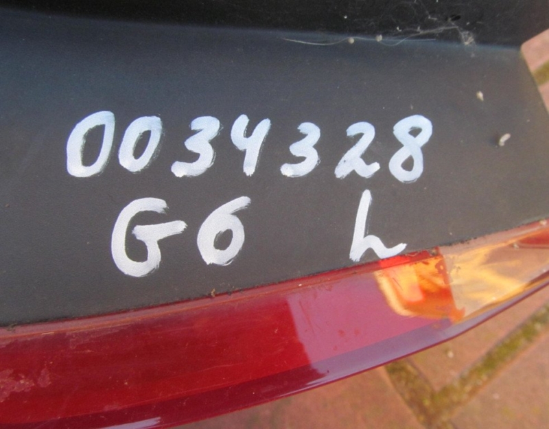 Фонарь левый Golf 6 2009-2013