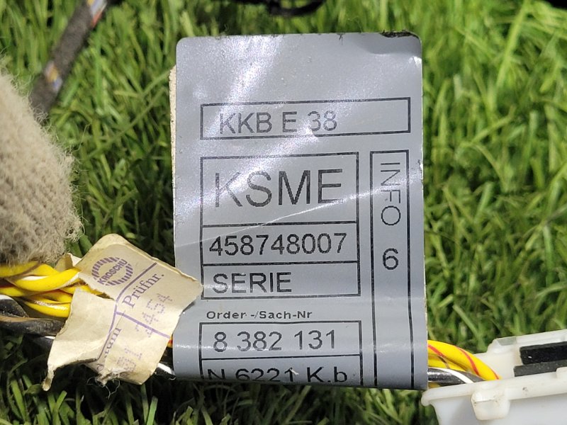 Проводка двери передняя правая 7 2001 E38 M62B44TU Проводка двери передняя правая 7 2001 E38 M62B44TU