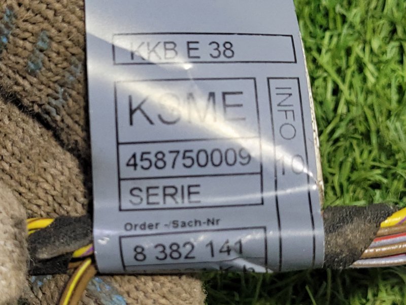 Проводка двери задняя правая 7 2001 E38 M62B44TU
