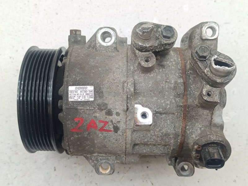Компрессор кондиционера. Toyota Estima ACR30 2AZFE