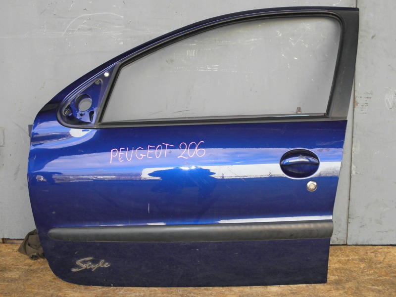 Дверь боковая Peugeot 206 KFW 10FSR6 передняя левая