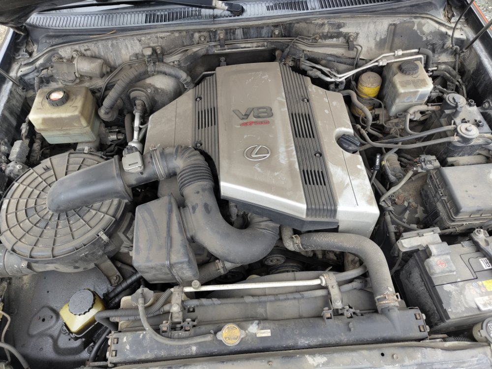 Двигатель 2UZ-FE Lexus LX470 2007 UZJ100 2UZ-FE 19000-50790 Б/У