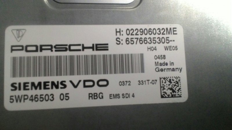 Блок управления двс Porsche Блок управления двс Porsche
