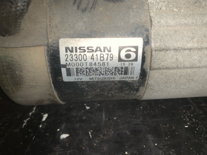 Стартер NISSAN MARCH AK11 CGA3DE