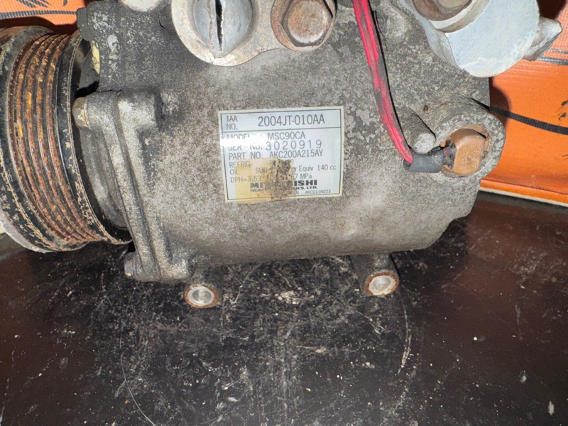 Компрессор кондиционера LANCER CS3A 4G18