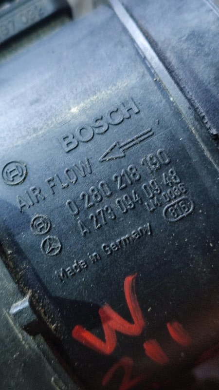 Расходомер E-Class 2006 W211 M272.972