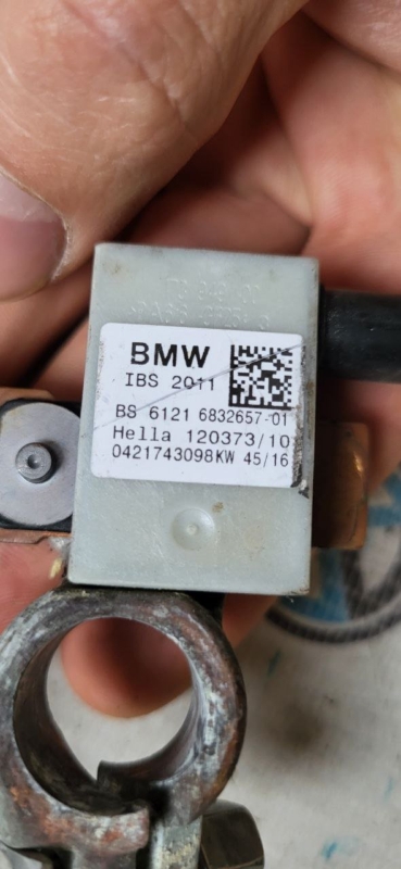 Минусовой провод АКБ IBS X1 2016 F48 B46A20B