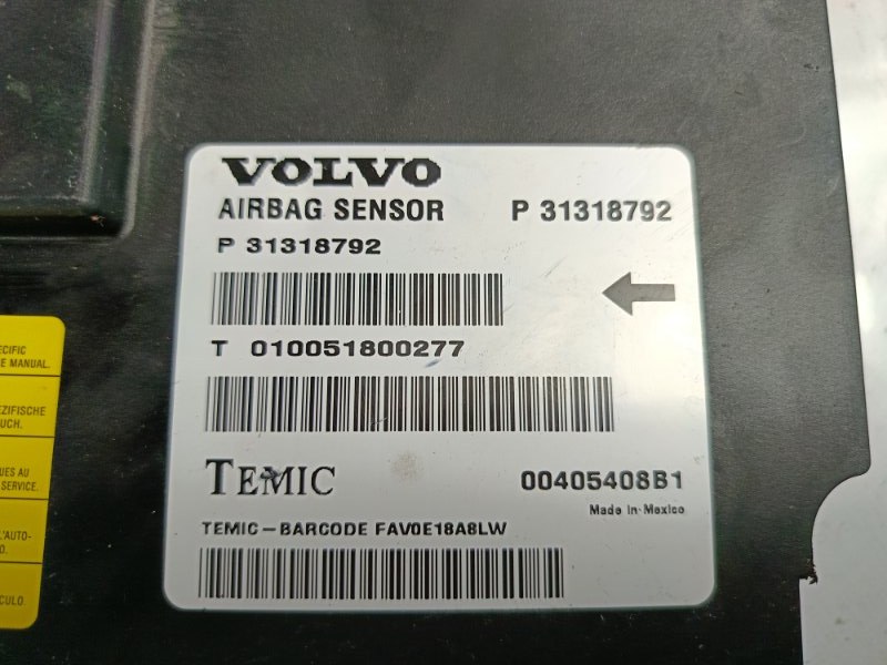 Блок управления AIR BAG XC60 2014 DZ B4204T7
