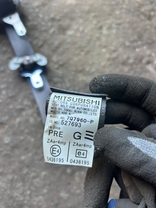 Ремень безопасности передний GALANT FORTIS 2008 CY4A 4B11
