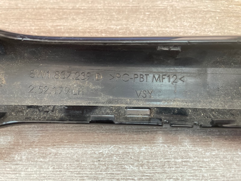 Накладка дверной ручки задняя левая A4 2015- 8W2