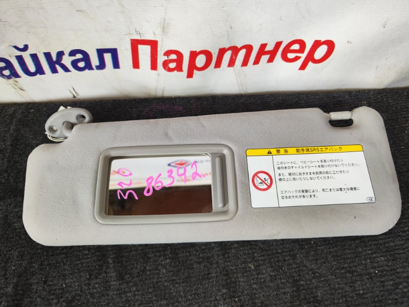 Солнцезащитный козырек Toyota Prius NHW20 1NZ-FXE 2009 левый 47-14