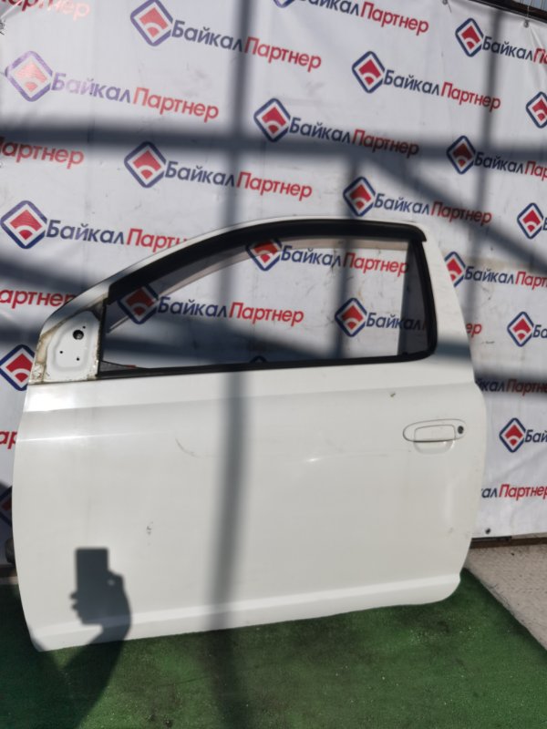 Дверь TOYOTA VITZ NCP10 2NZ-FE 2002 передняя левая (б/у)
