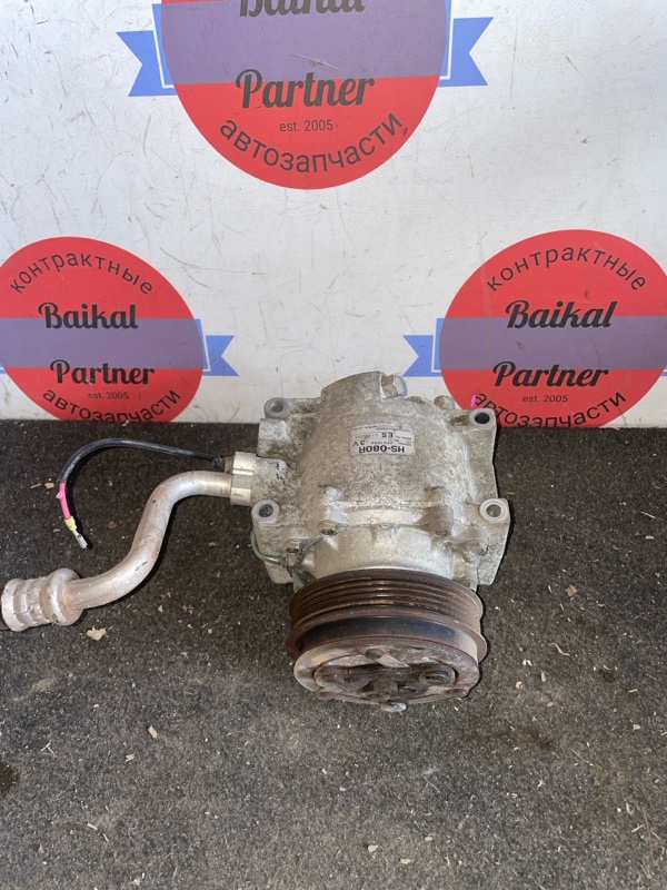 Компрессор кондиционера HONDA FIT GD3 L15A 2004 HS-080R (б/у)