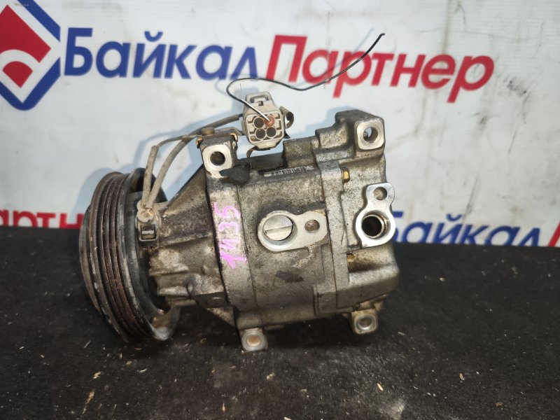 Компрессор кондиционера TOYOTA VITZ NCP10 2NZ-FE 2002 (б/у)