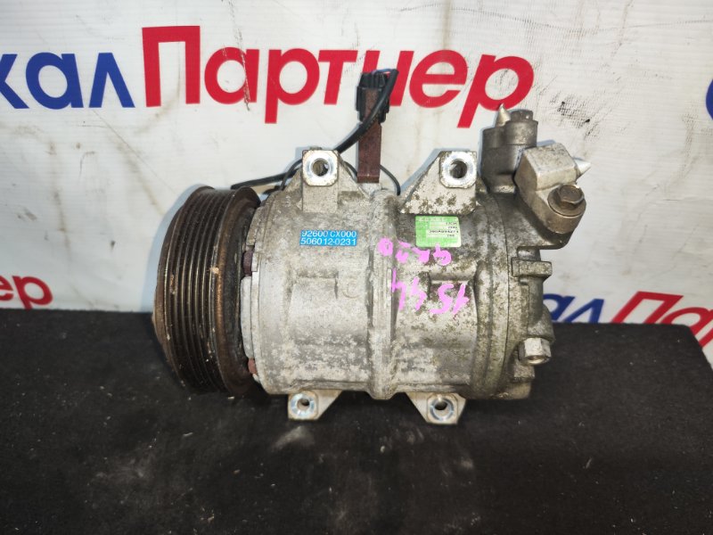 Компрессор кондиционера NISSAN SERENA TNC24 QR20DE 2003 (б/у)