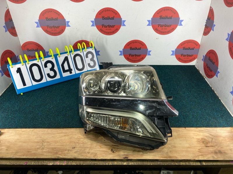 Фара HONDA N-BOX JF1 S07A 2013 передняя правая 100-62038 (б/у)