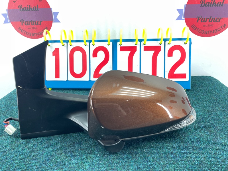 Зеркало TOYOTA VITZ NSP130 1NR-FE 2012 переднее левое (б/у)
