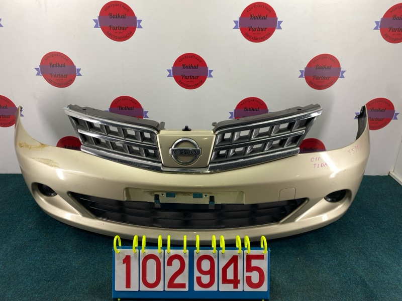 Бампер NISSAN TIIDA C11 передний (б/у)